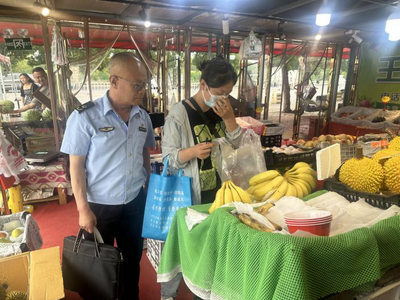 持續開展農殘檢測，筑牢食用農產品批發市場安全防線